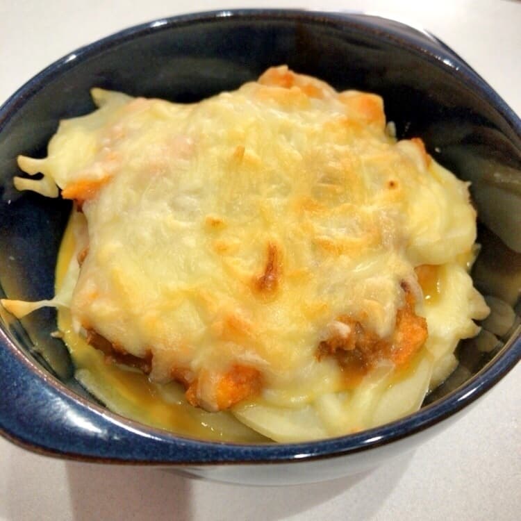 ハンバーグとポテトのミルフィーユ焼き☆の完成写真