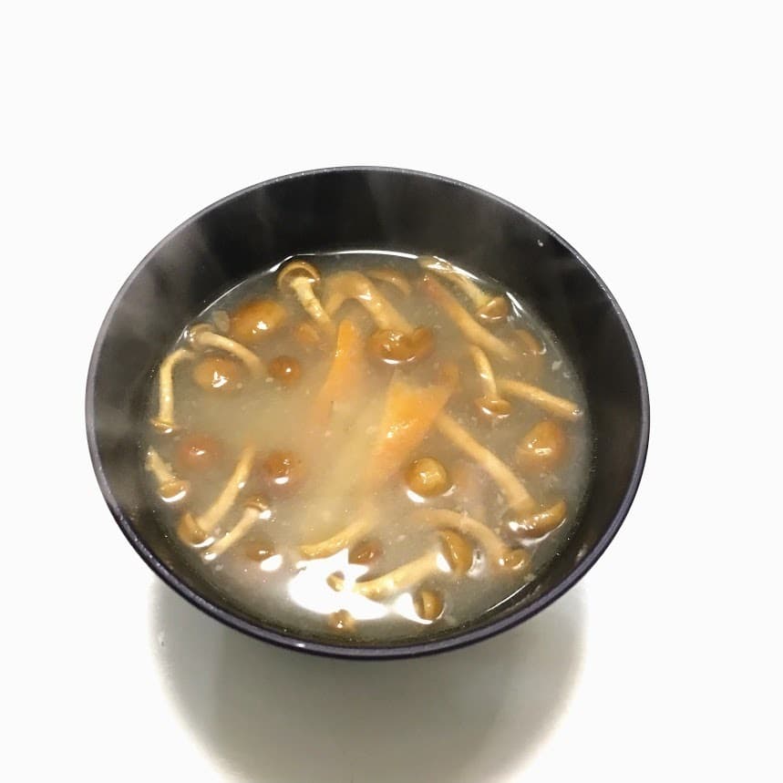 ごぼうのコク旨味噌汁の完成写真