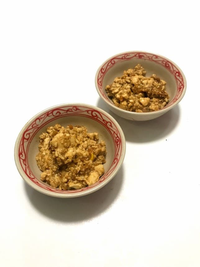 豆腐のカレーチャンプルーの完成写真