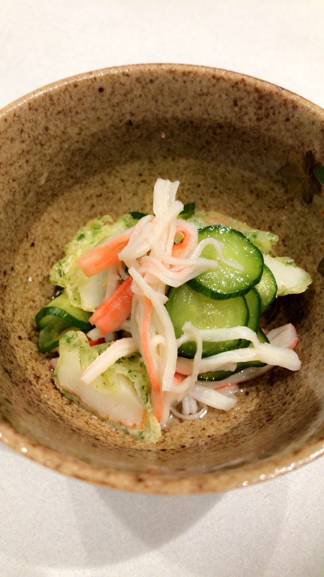 ちくわの磯辺揚げの酢の物☆の完成写真