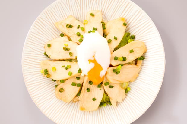 レンジでできる!ワンプレート親子丼の完成写真