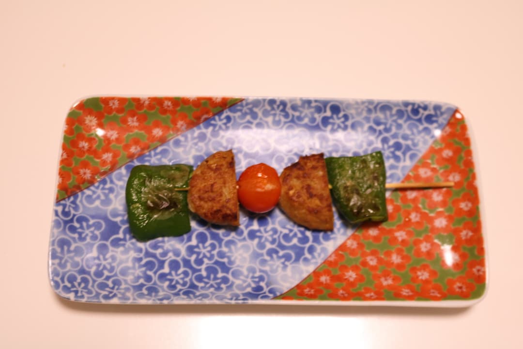 三色串焼きの完成写真