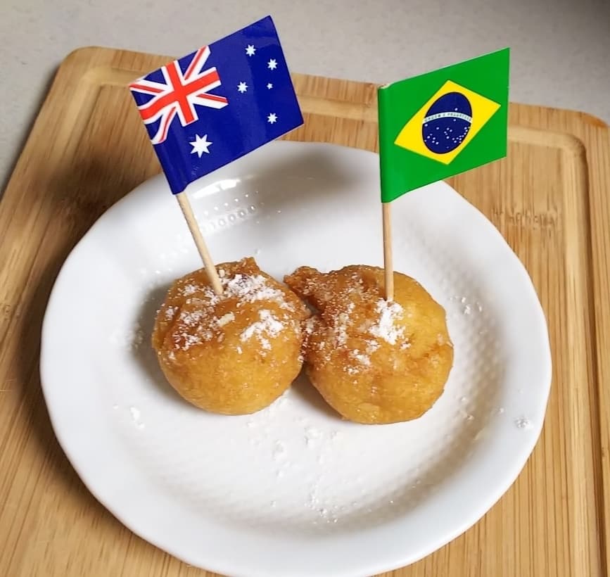 アメリカンドッグスイーツの完成写真