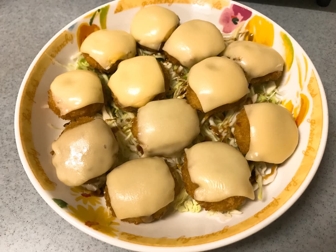 ロシアンチーズカツの完成写真