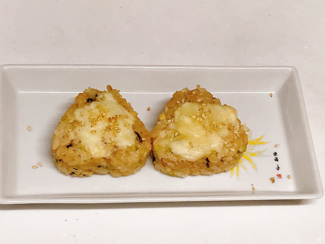 チーズ焼枝豆こんぶの完成写真