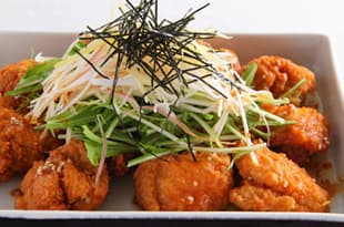 香味野菜といただく特から ごま風味の完成写真