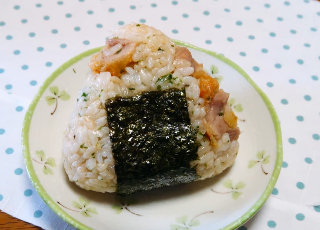 豚からおにぎりの完成写真