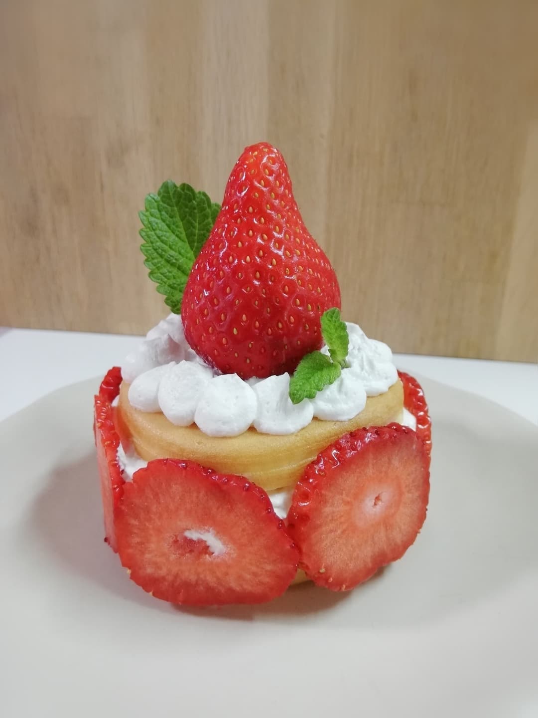 ちいさなデコレーションケーキの完成写真