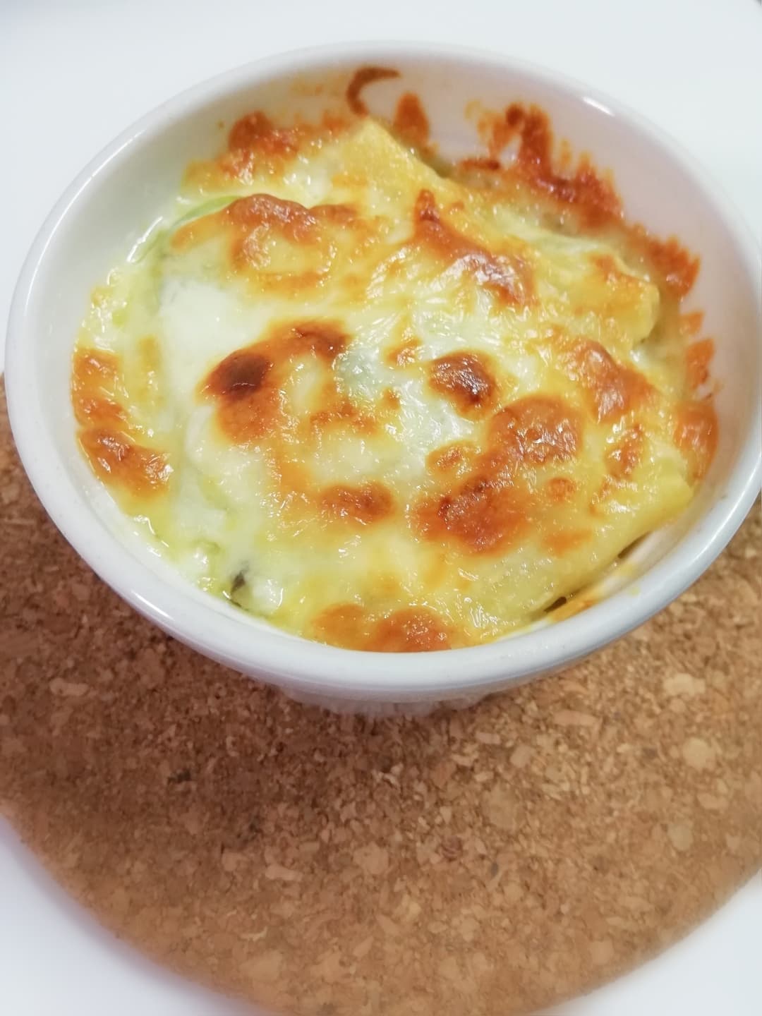 そら豆グラタンの完成写真
