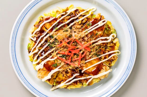 お好み焼きの完成写真