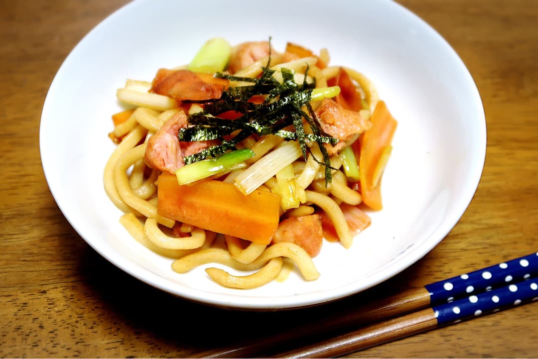 焼うどんの完成写真