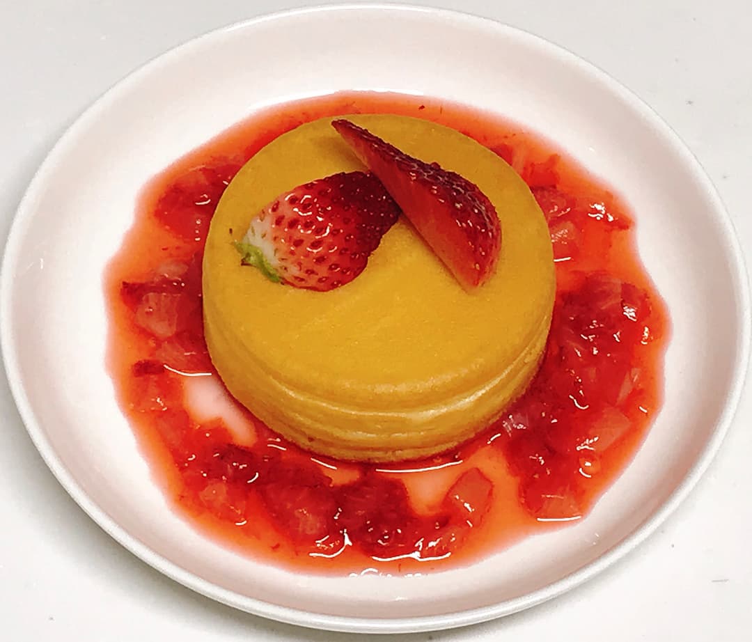 濃厚クリームチーズいちごソースの完成写真
