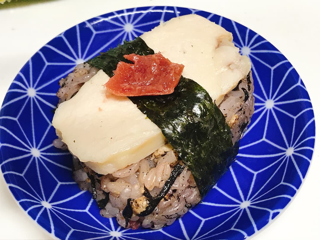 サラダチキン巻き梅ひじきの完成写真