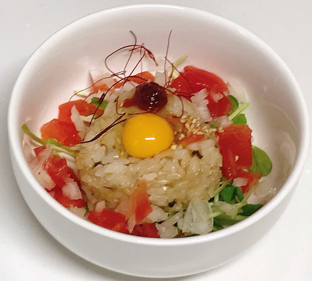 枝豆こんぶサラダビビンパの完成写真
