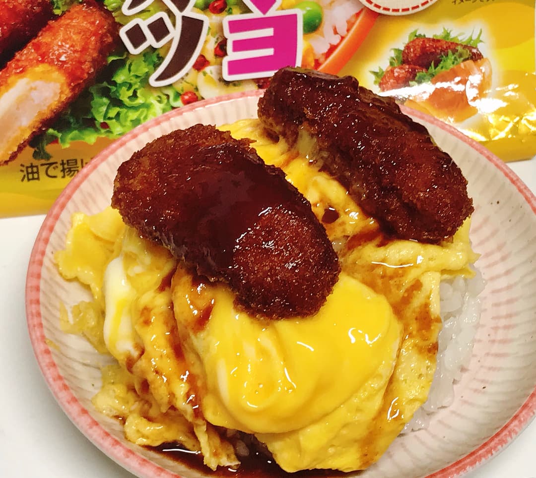 えび&マヨソースカツオムライスの完成写真