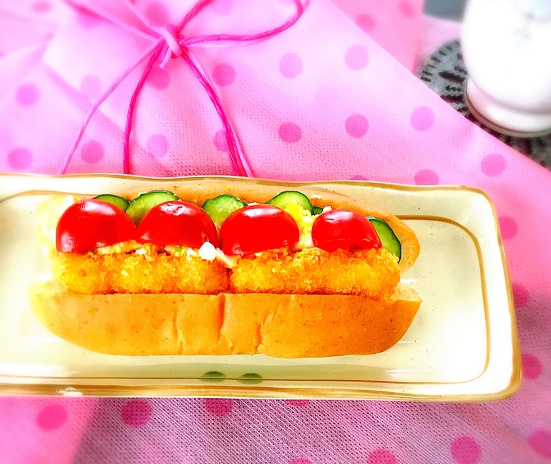 チキンタマゴサンド♪の完成写真