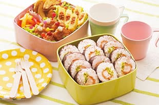 おでかけカツロールの完成写真