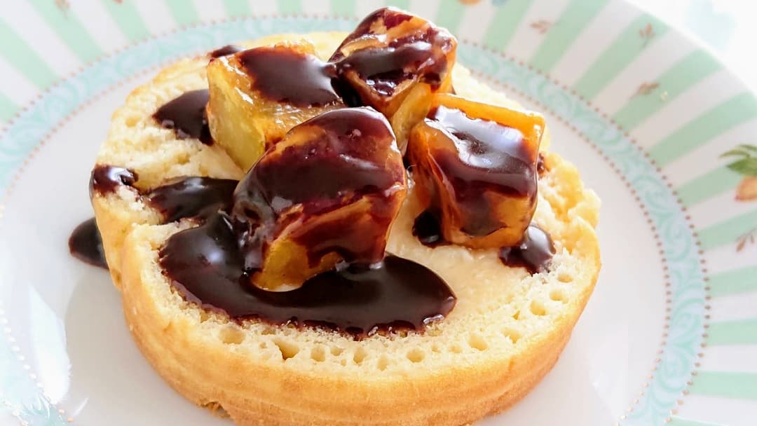 チョコスティックポテトの今川焼の完成写真