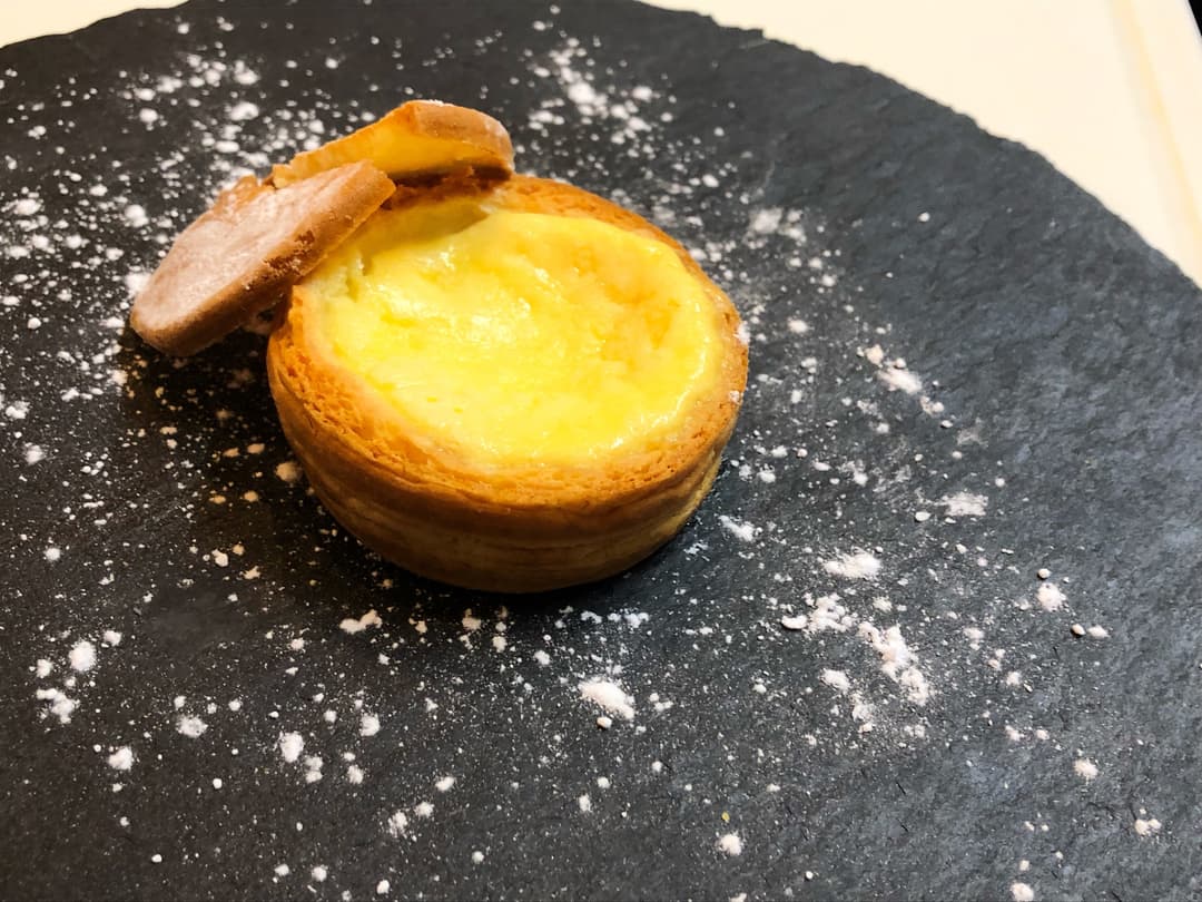 クリームチーズエッグタルトの完成写真