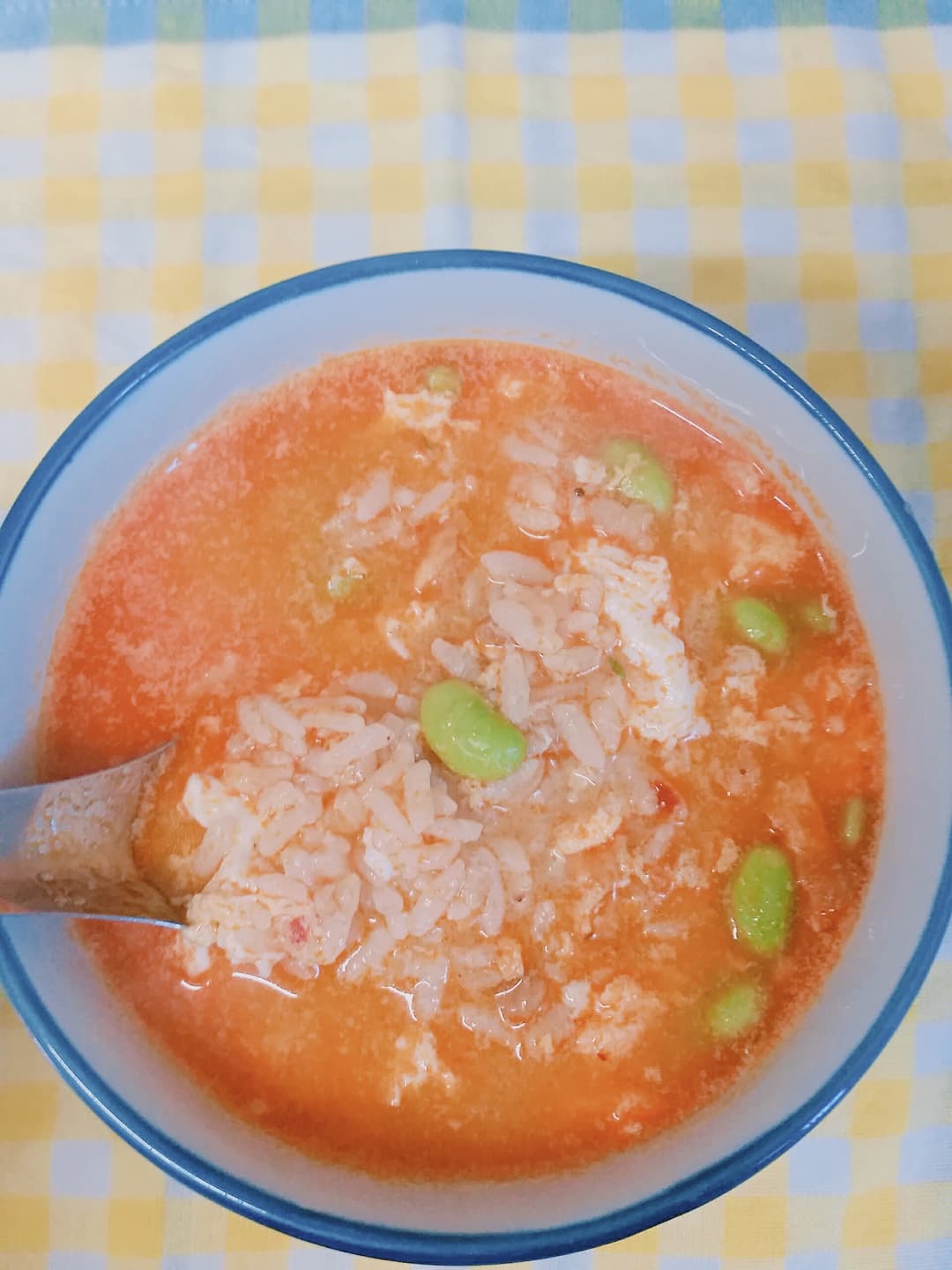 坦々炒飯de卵クッパの完成写真