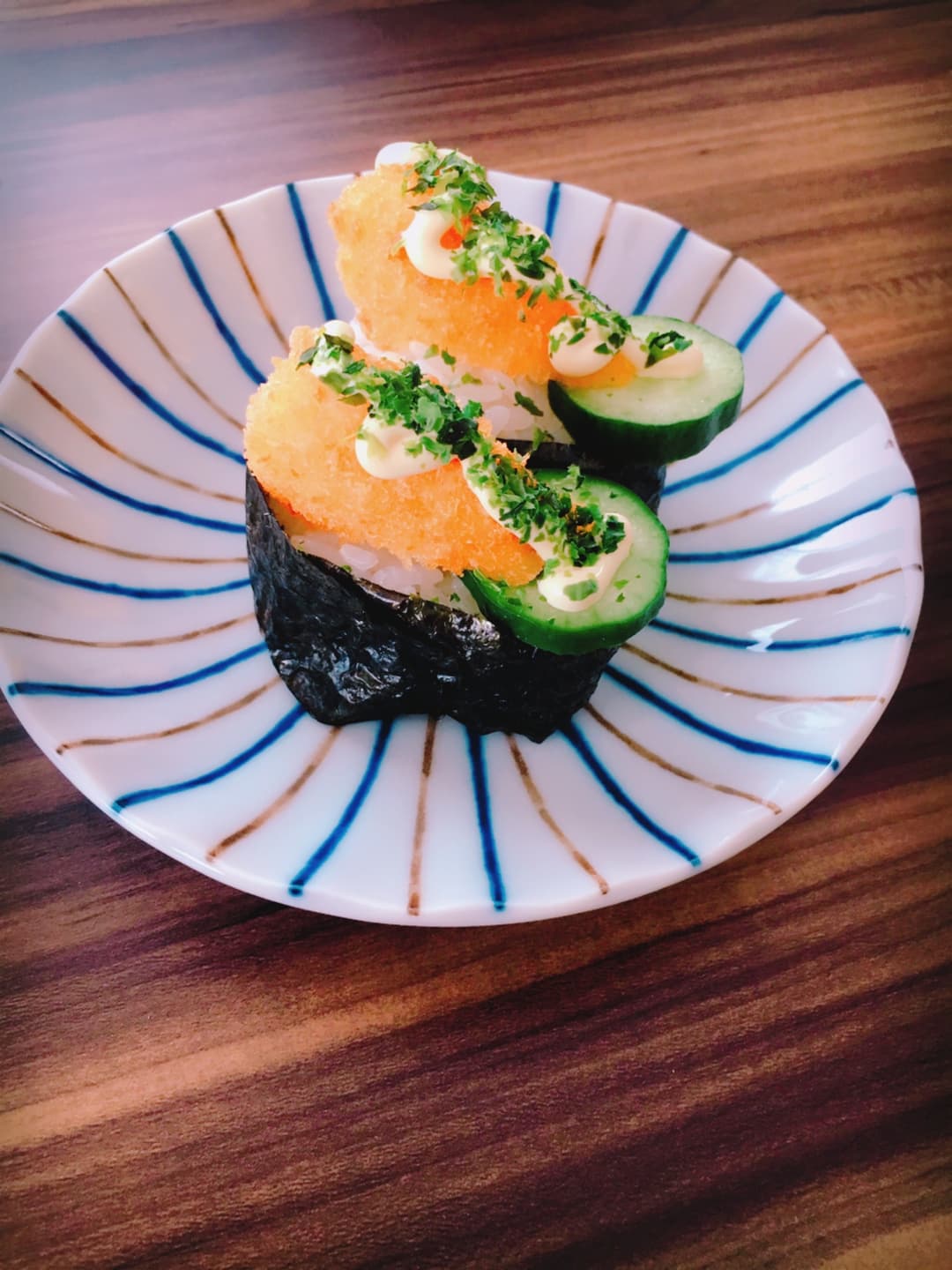 チーズチキン軍艦の完成写真