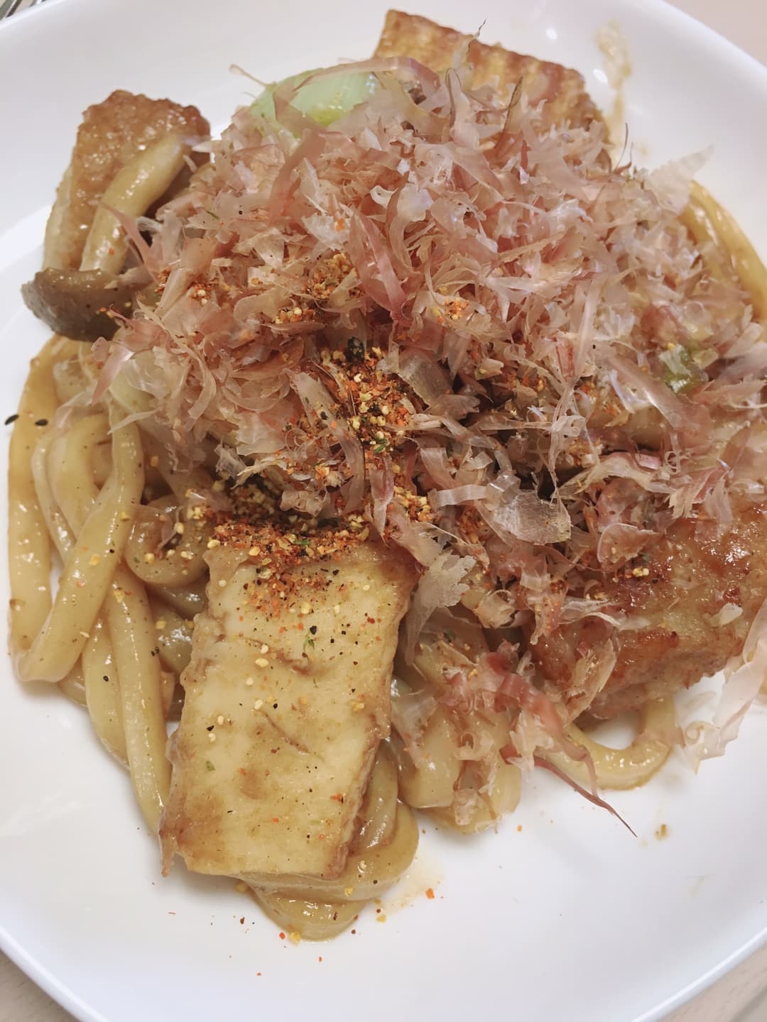 こってりソース焼うどんの完成写真