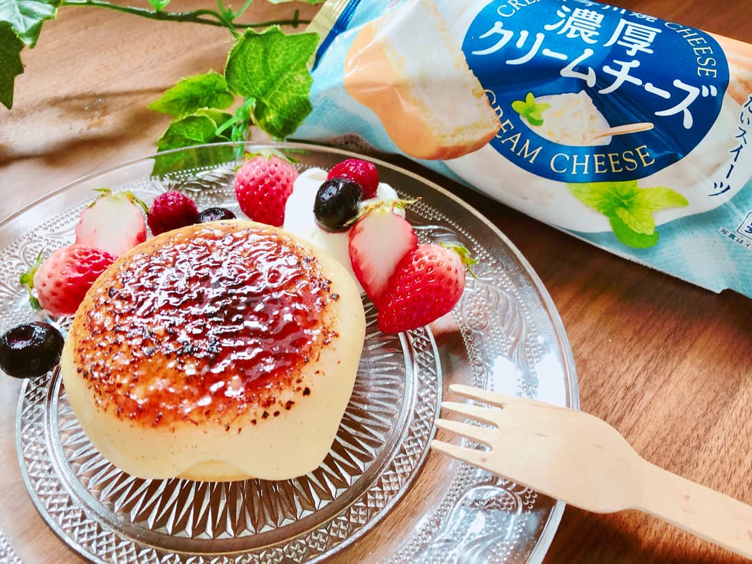濃厚クリームチーズの今川焼ブリュレの完成写真