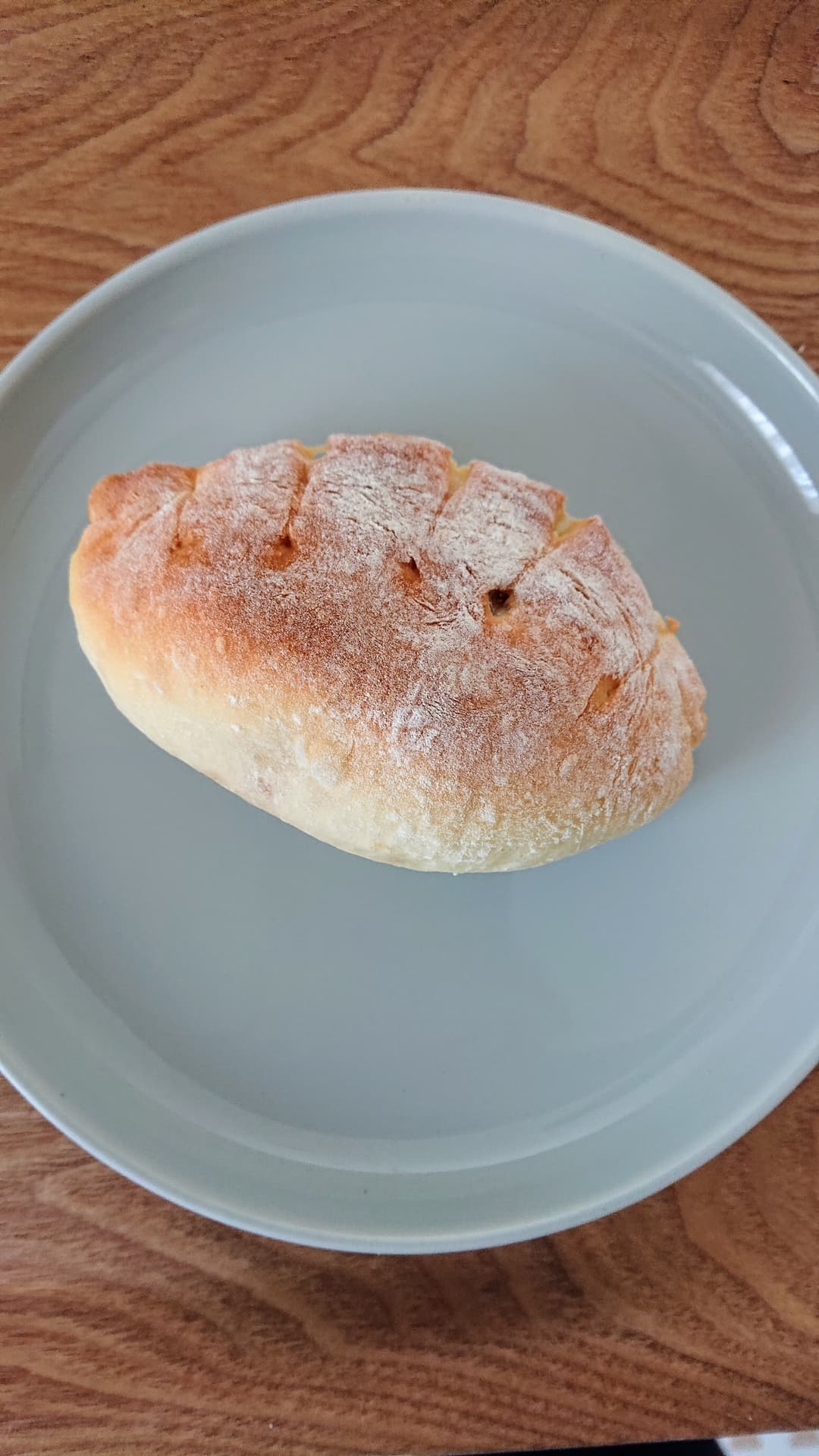 クリームチーズおやきパンの完成写真