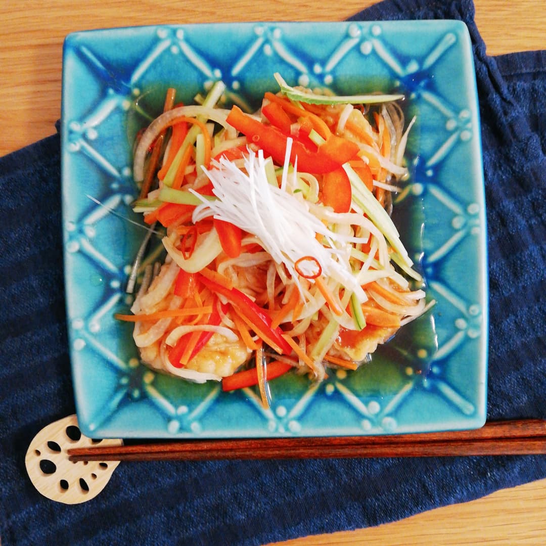 野菜たっぷり南蛮漬けの完成写真