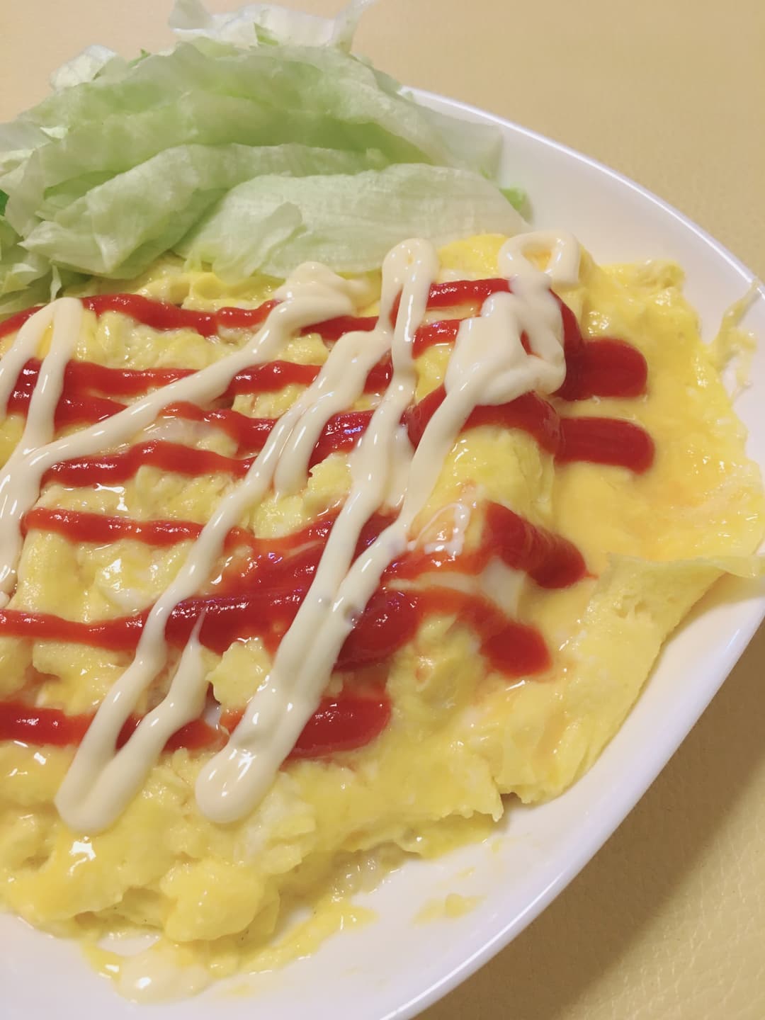 焼きめしでオムメシの完成写真