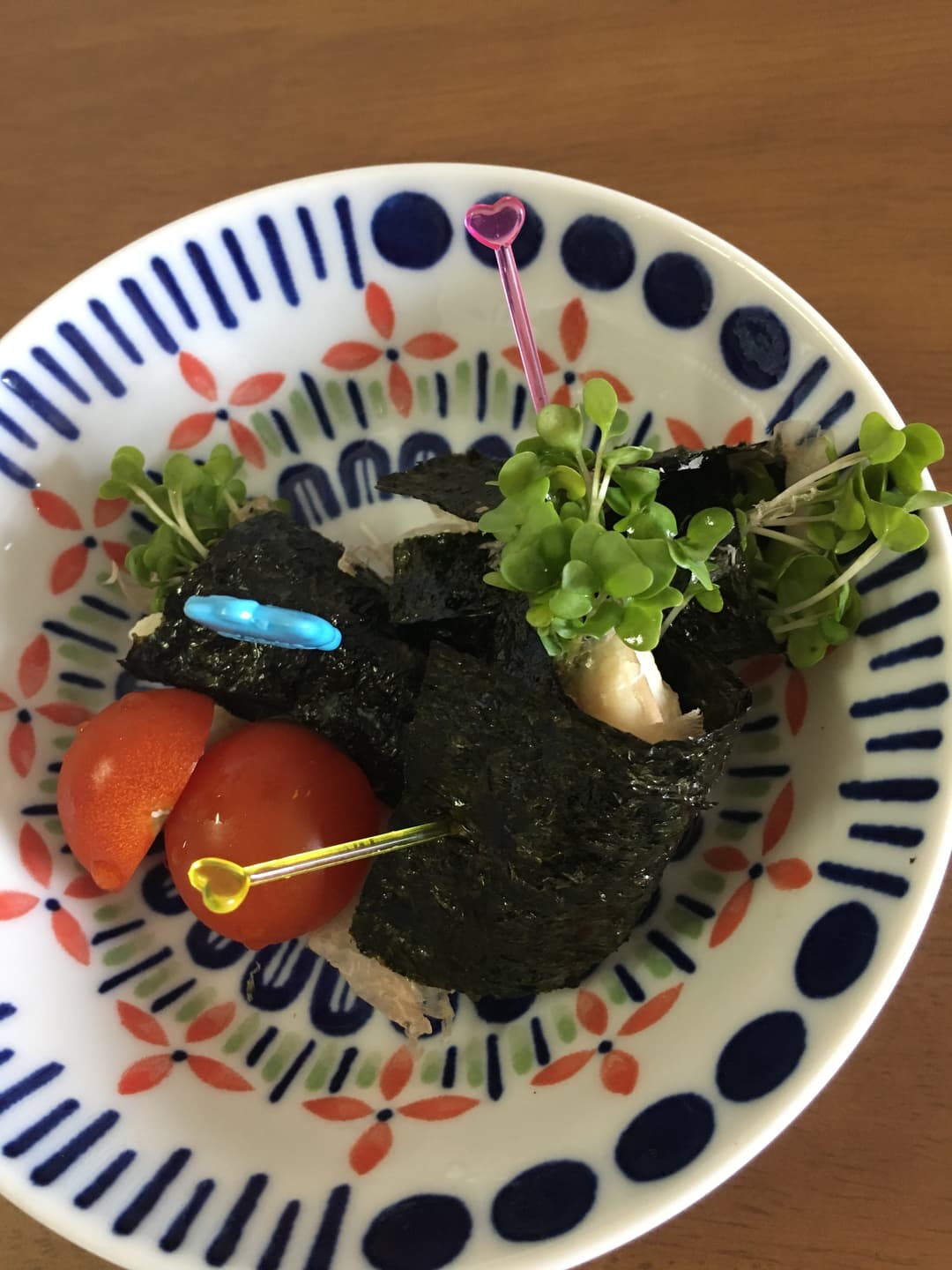 海苔巻きサラダチキンの完成写真