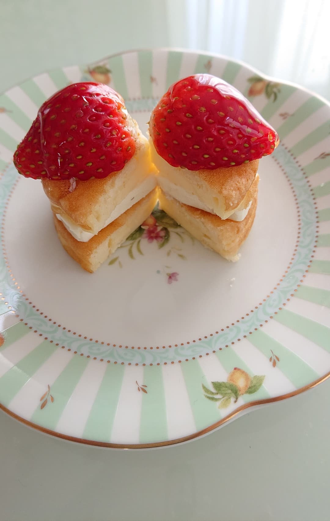 今川焼クリームチーズケーキの完成写真