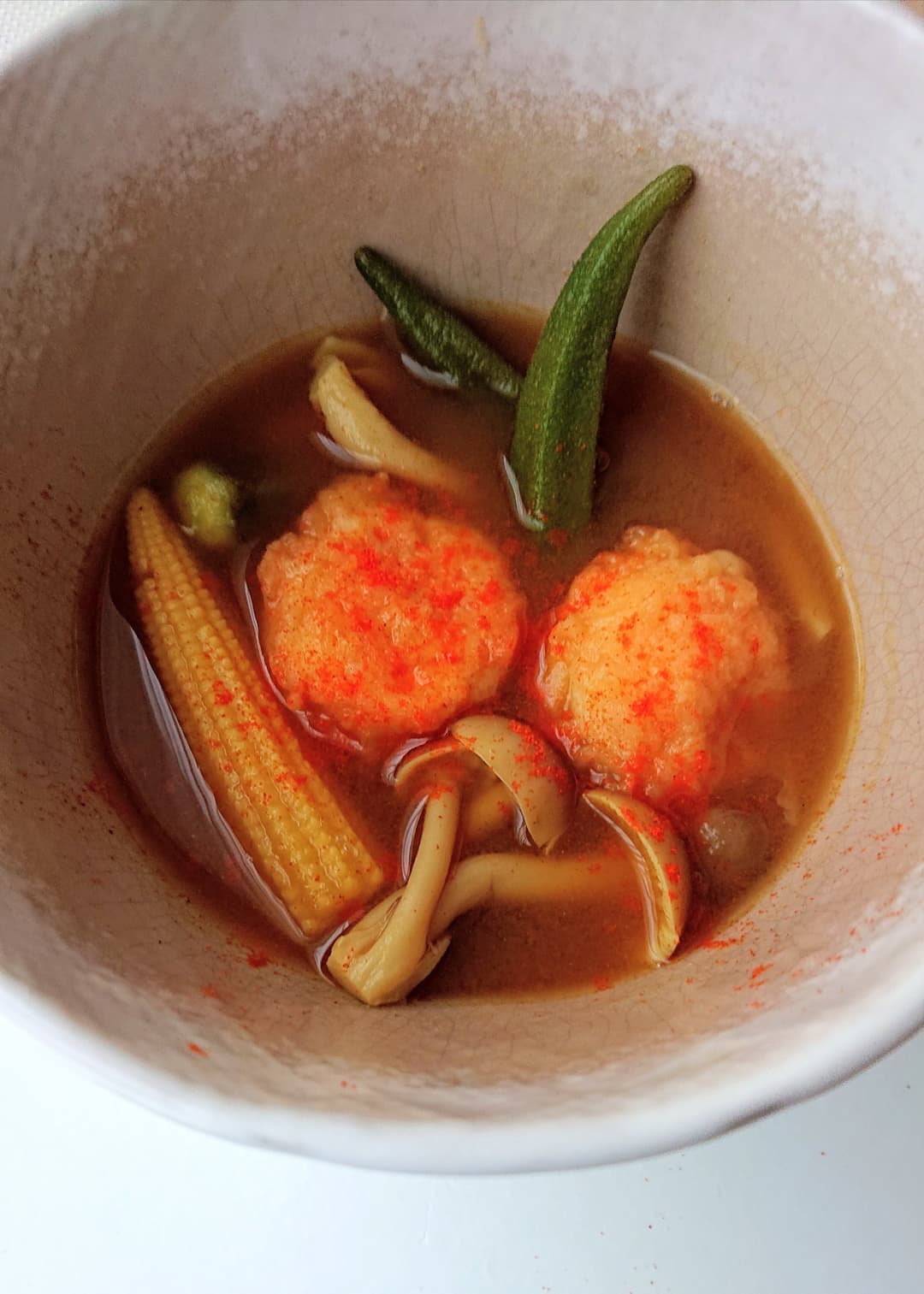まんまるポテトのスープカレーの完成写真