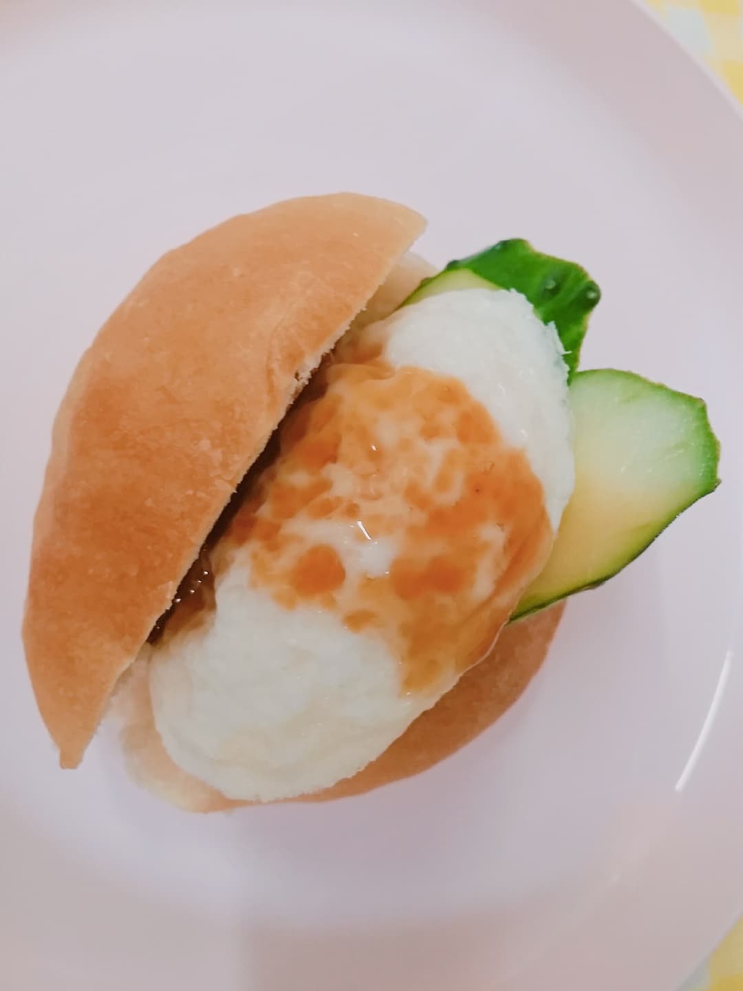 照り焼きハムエッグロールの完成写真