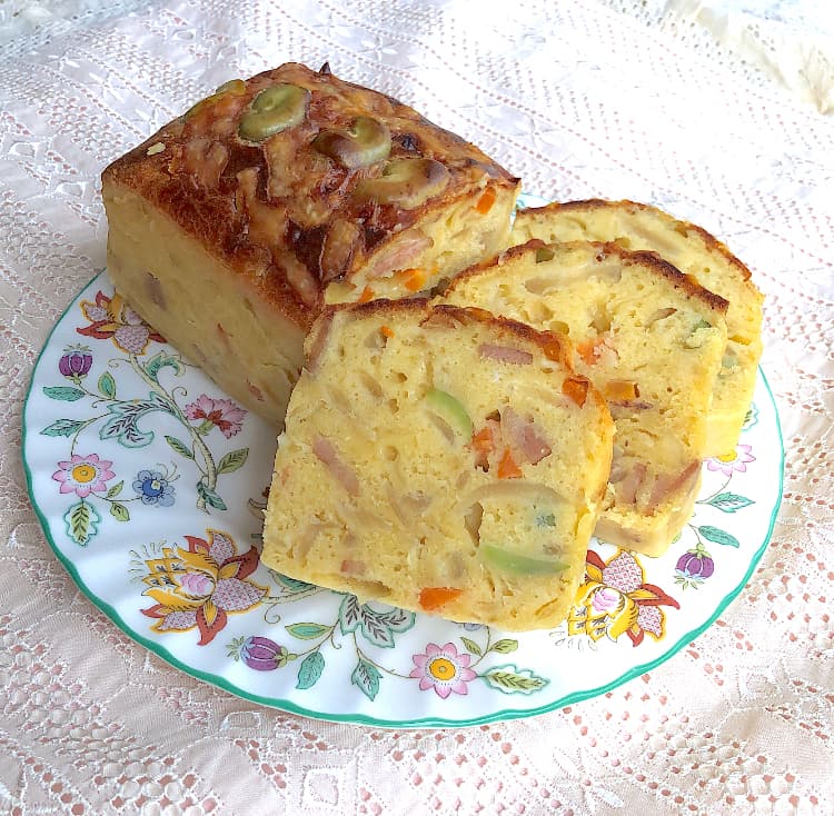 そら豆のケーク・サレの完成写真