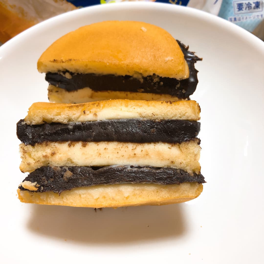 今川焼きのチョコレートサンドの完成写真