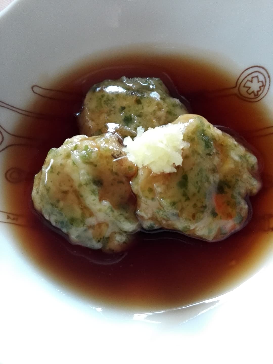 磯辺揚げのしんじょ風の完成写真