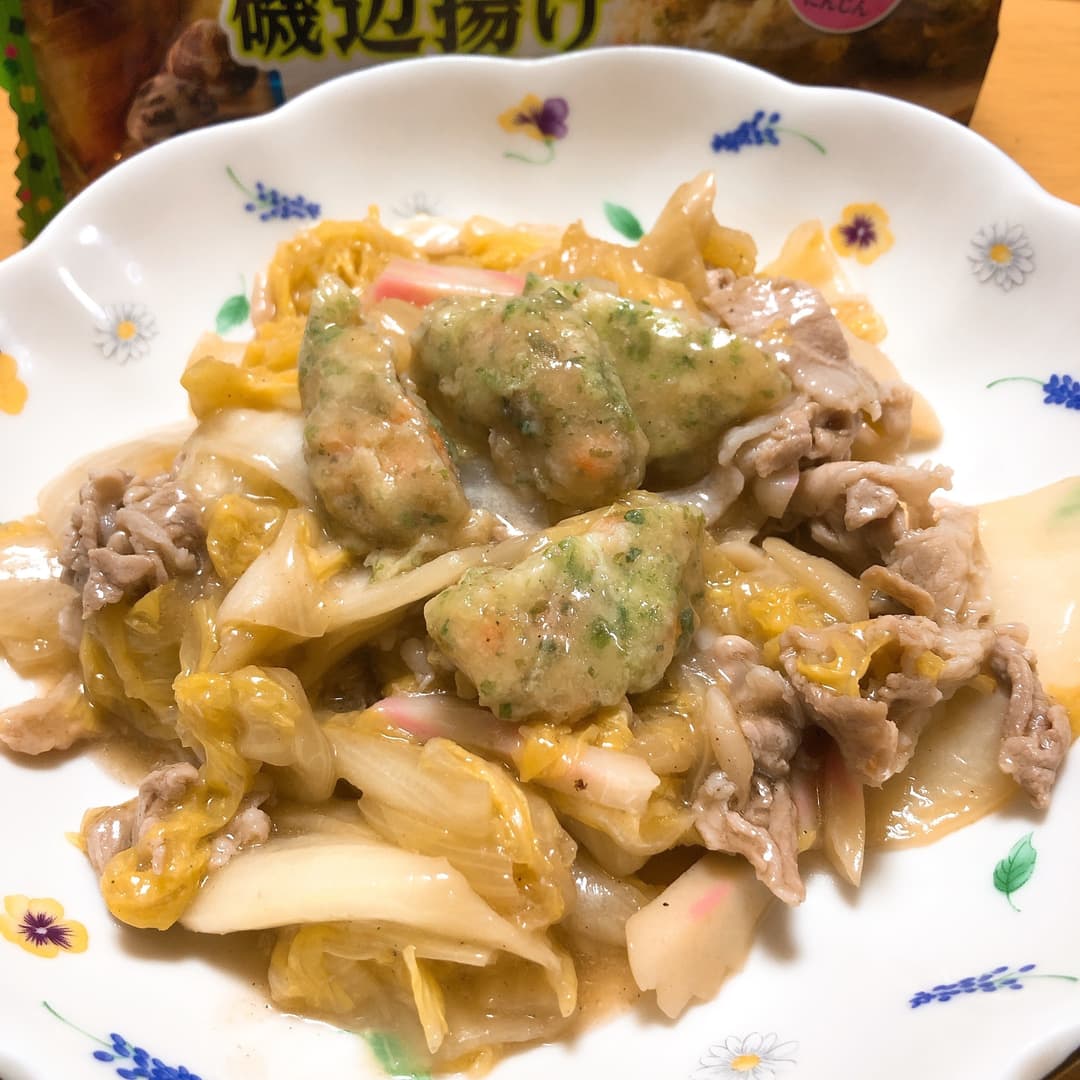 あさりと筍の八宝菜の完成写真