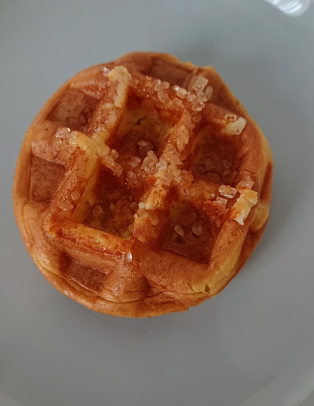 濃厚クリームチーズのワッフルの完成写真
