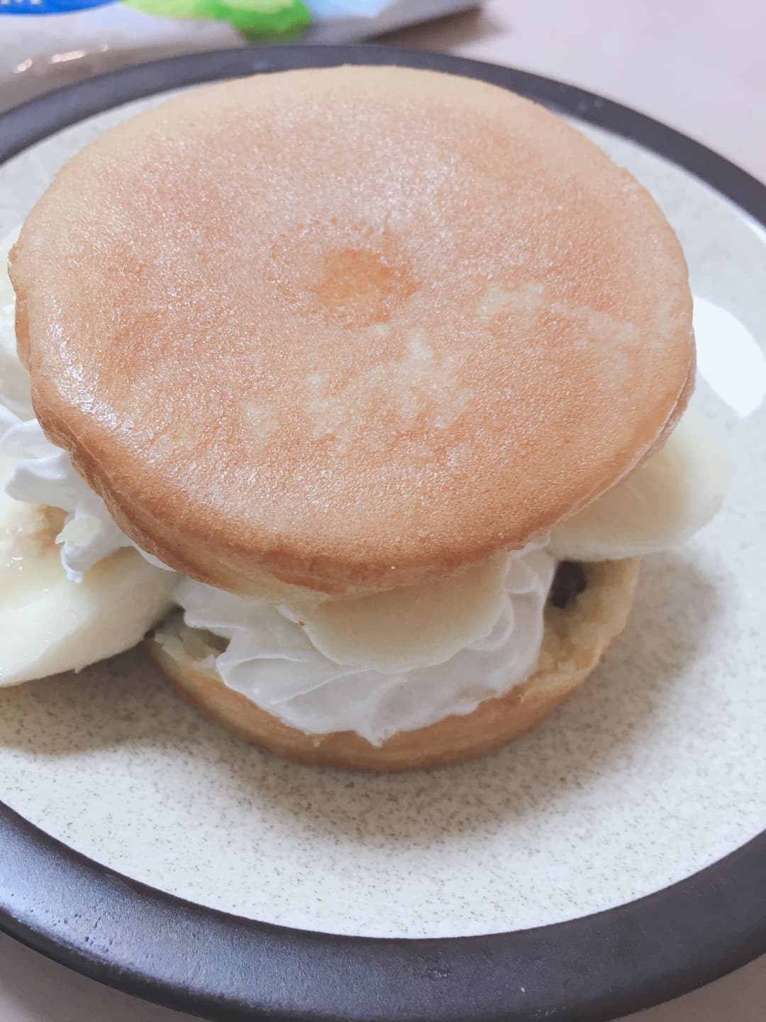 ホットチョコバナナ焼きの完成写真