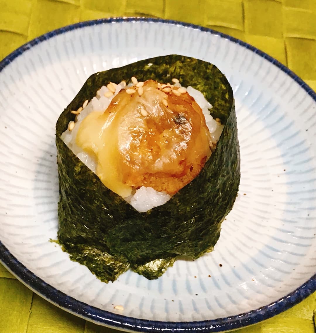 いかからチーズむすびの完成写真