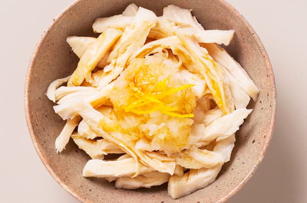 チキンのみぞれ和えの完成写真