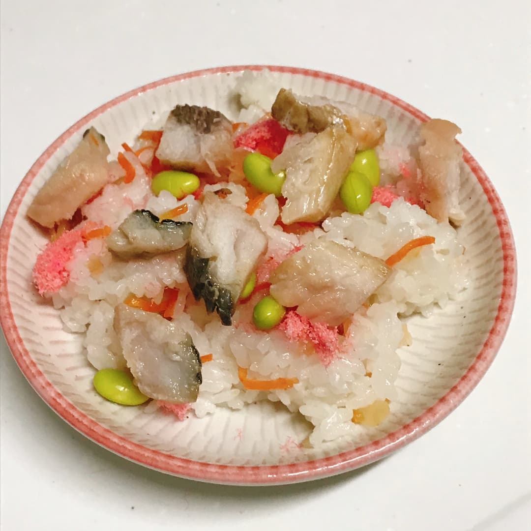 焼きさばちらし寿司の完成写真