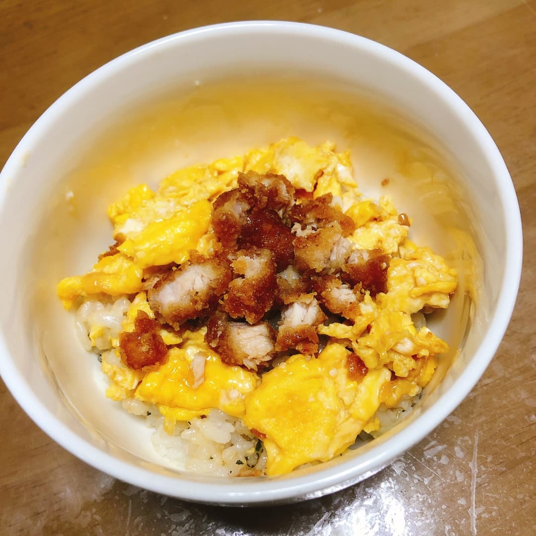 たれづけまぐろ竜田丼の完成写真