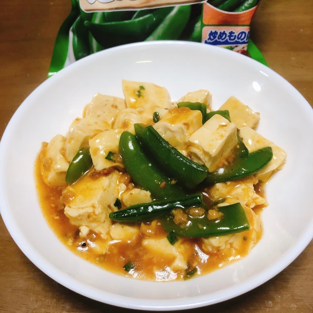 あざやか麻婆豆腐の完成写真