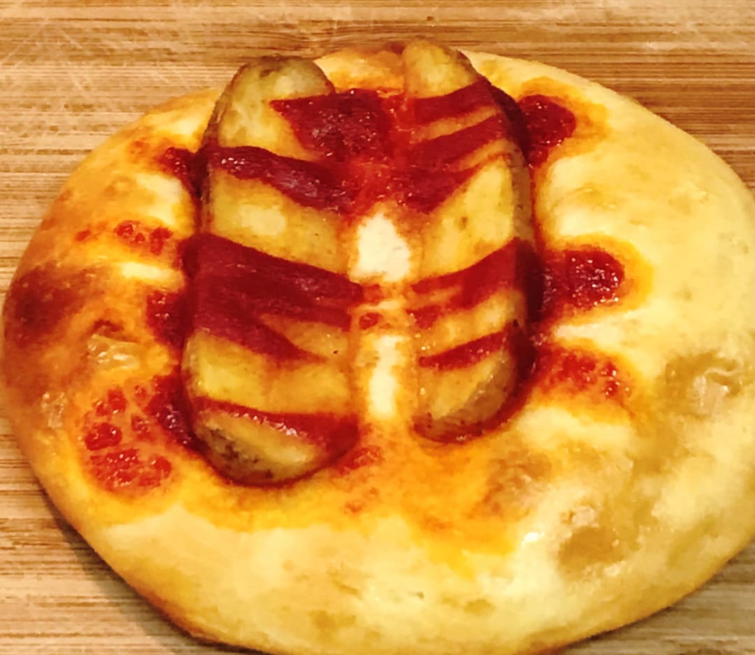 アンチョビガーリックポテトパンの完成写真