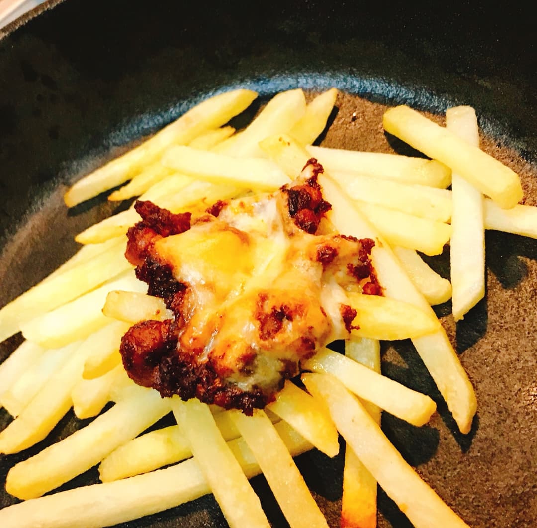 肉そぼろチーズポテトの完成写真