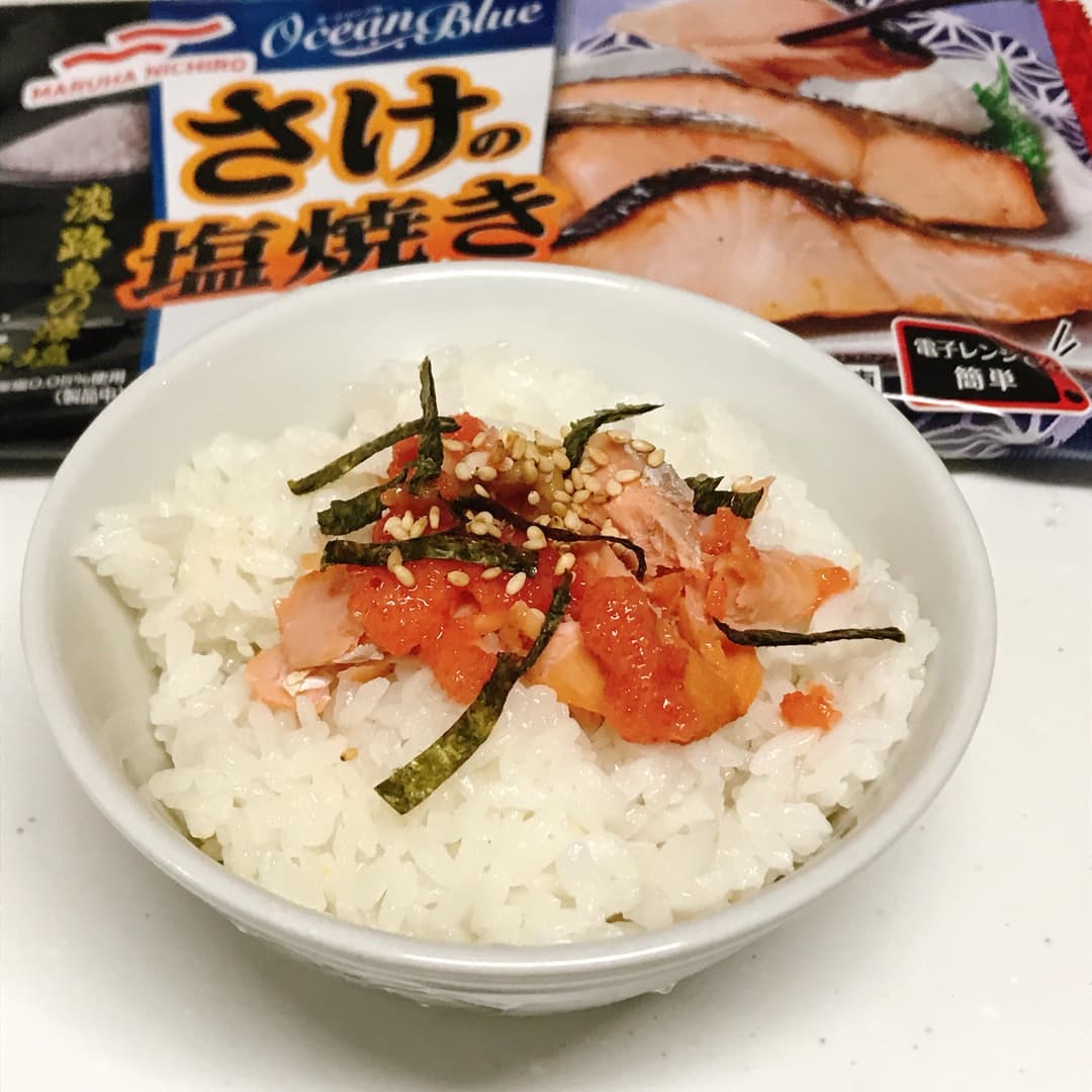 しゃけ明太の完成写真