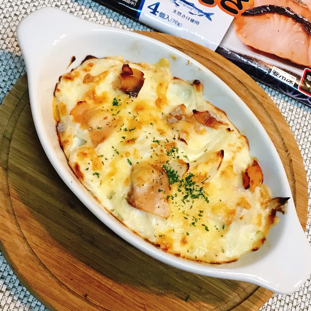さけとじゃがいものグラタンの完成写真