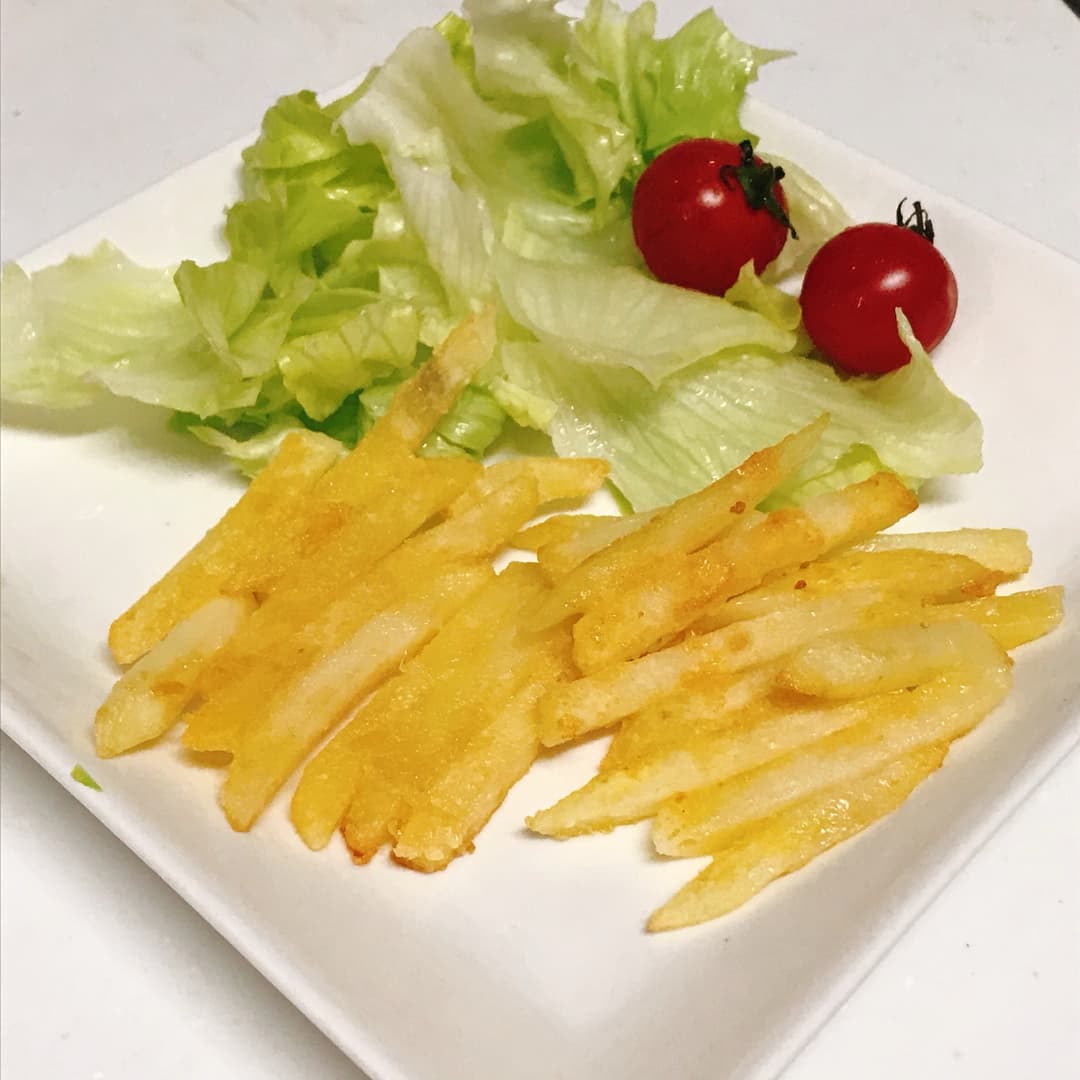 ポテトのパルメザンチーズ焼きの完成写真